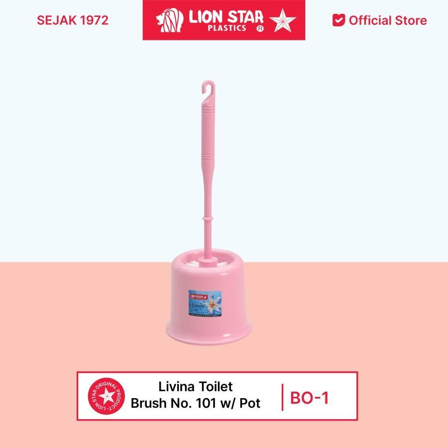 Sikat Closet Lion Star / Sikat Wc Livina / Sikat WC Bulat Segi Kotak Kloset Livina Lion Star