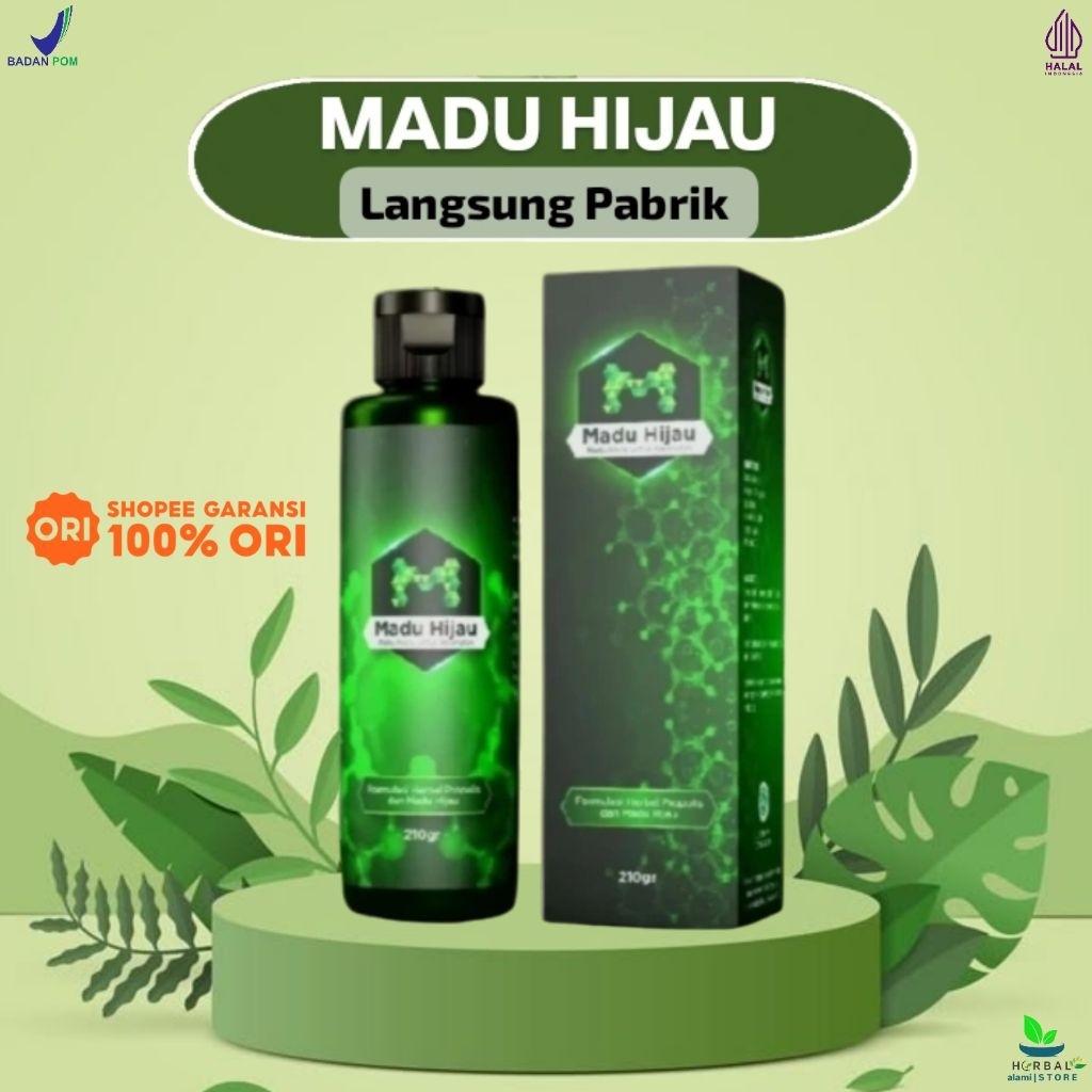 

Madu Hijau Asli 210ml Obat Lambung Kronis - Kanker Lambung - Maag Kronis - Gerd - Mual Kembung - Nyeri Ulu Hati - Nyeri Dada - Psikomatis - Susah Bab - Sembelit - Vertigo