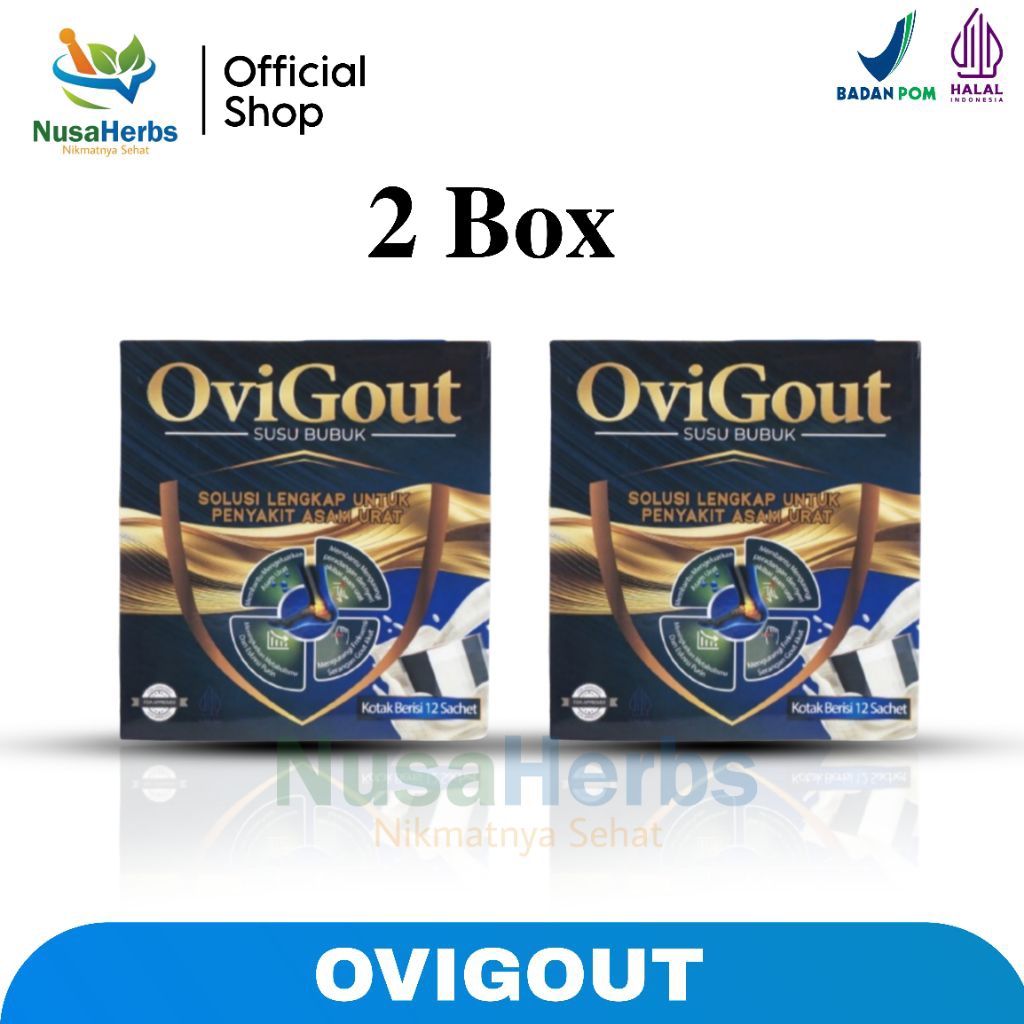 

Ovigout Asli Original Milk 2 Box Susu Untuk Kolesterol Dan Nyeri Sendi