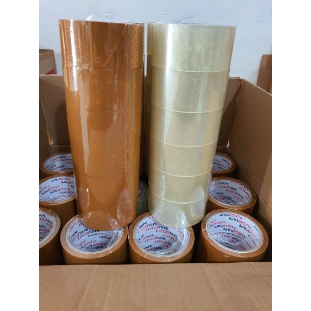 

murah lakban coklat dan putih 1 roll 5 pcs