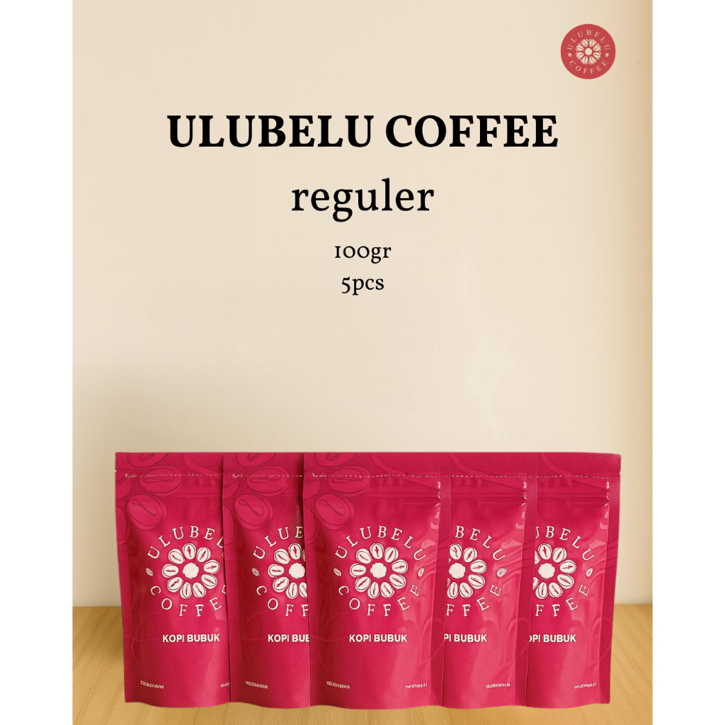

ULUBELU COFFEE Lampung Bundle 5pcs Varian Original 100gr - Biji Kopi Robusta Lampung / Kopi Bubuk / Biji Coffee Roast Original 100% / Biji Kopi Untuk Espresso / Kopi Susu / Blend