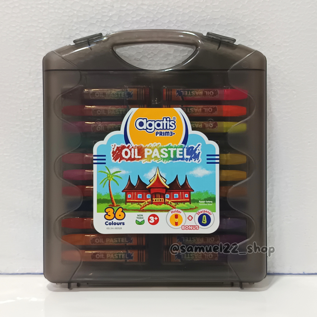 

Crayon / Krayon / Oil Pastel AGATIS Prime Isi 36 Warna