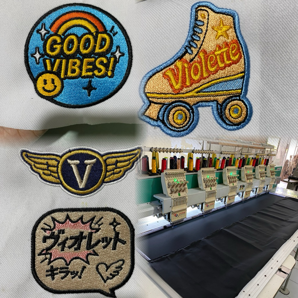 Bordir Emblem Custom / Patch Bordir / Desain Sendiri – Custom Premium