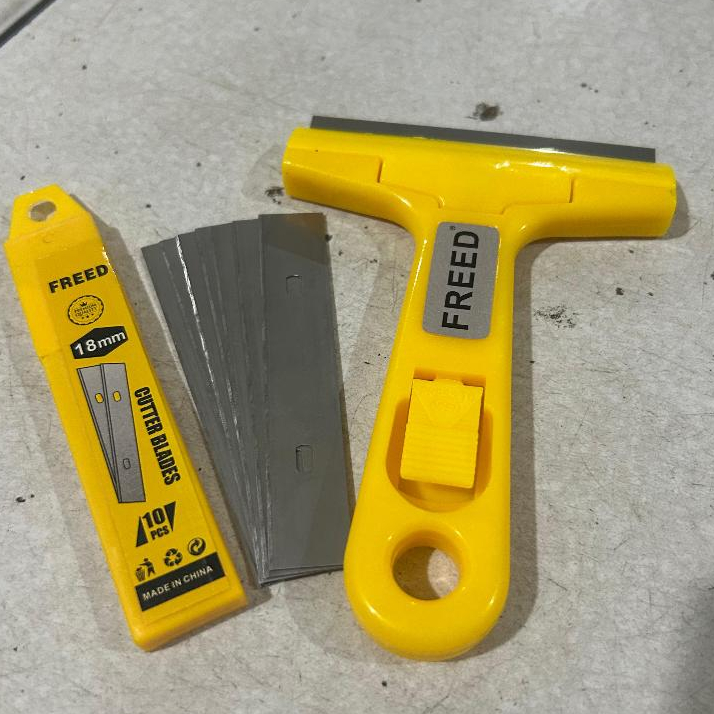 

JUAL PER 10PCS Refill Mata Cutter Scraper / Kape Dinding pembersih Kaca & Keramik