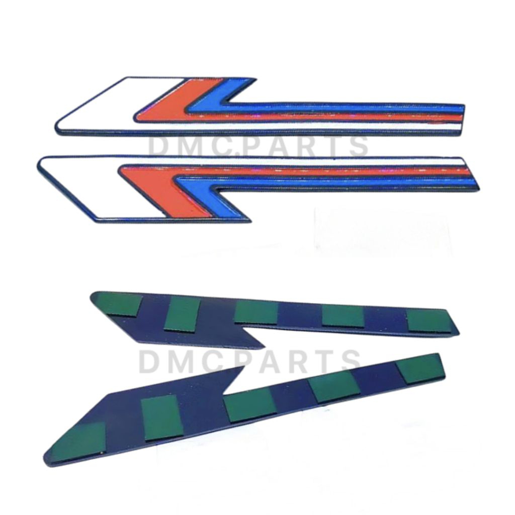 EMBLEM LOGO TANKI TENGKI YAMAHA V80 CDI V80CDI 1981-1982 (1 Pasang) Tangki