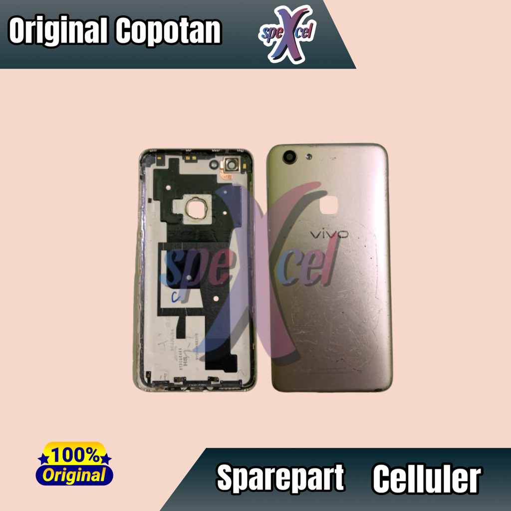 (OBRAL MINUSAN) BACKDOOR HOUSING CASING TUTUP BELAKANG VIVO V7 1718 ORIGINAL COPOTAN TERJAMIN