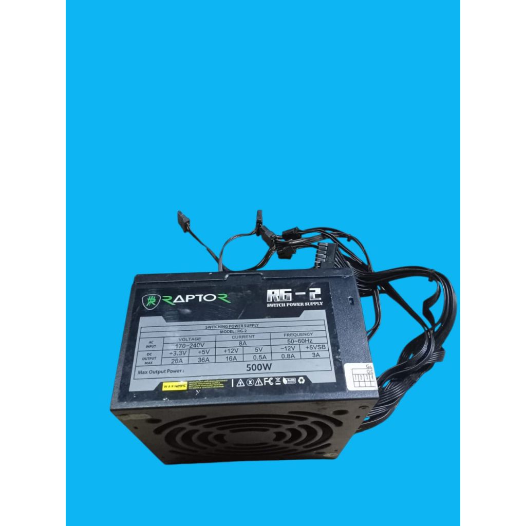 power suplay 225/240v/450/500w kondisi 85% masih layak pakai gembling