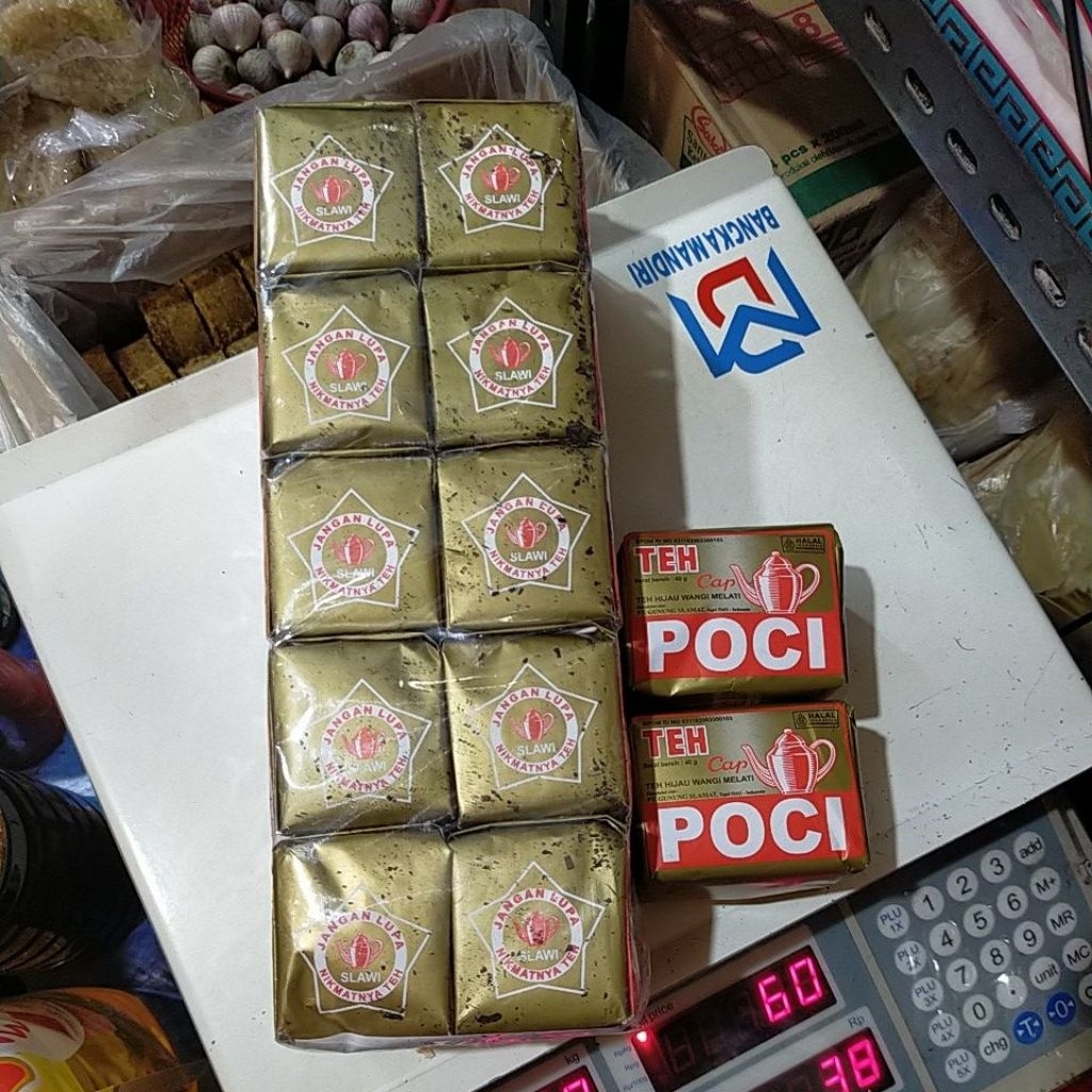 

teh poci bubuk gold 40g [ teh hijau wangi melati ]