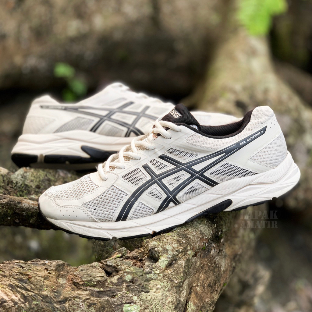 asics gel contend 4 beige second original
