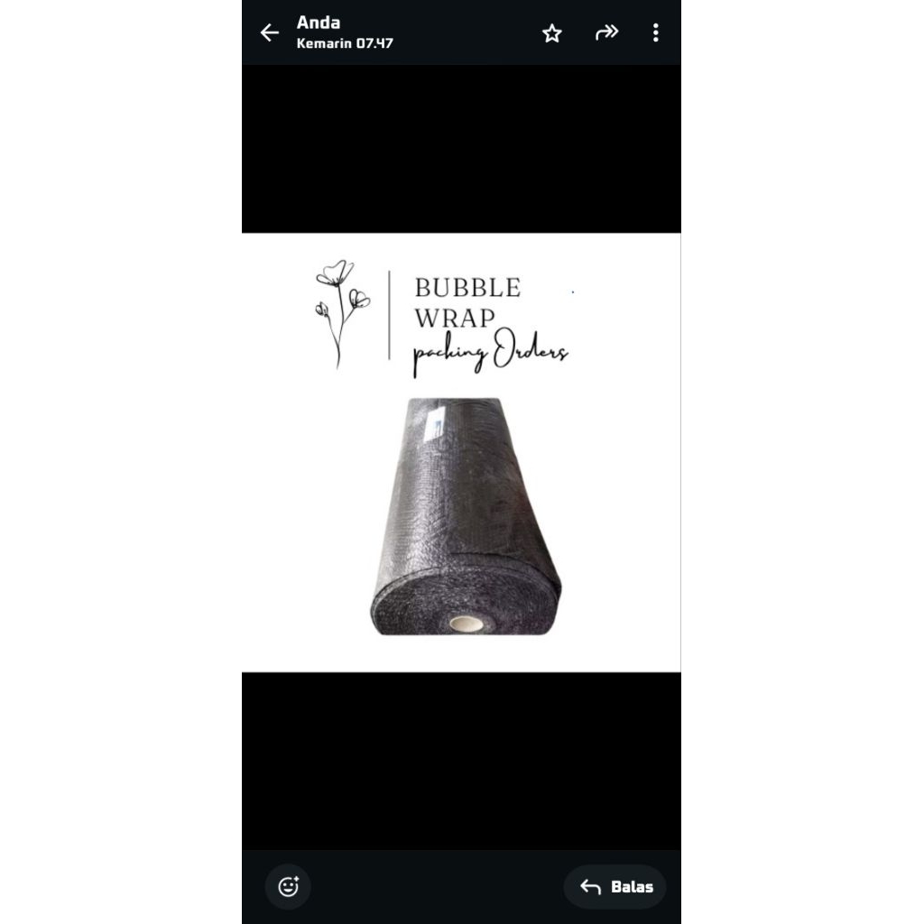 

Tambahan packing Helm bubble wrap