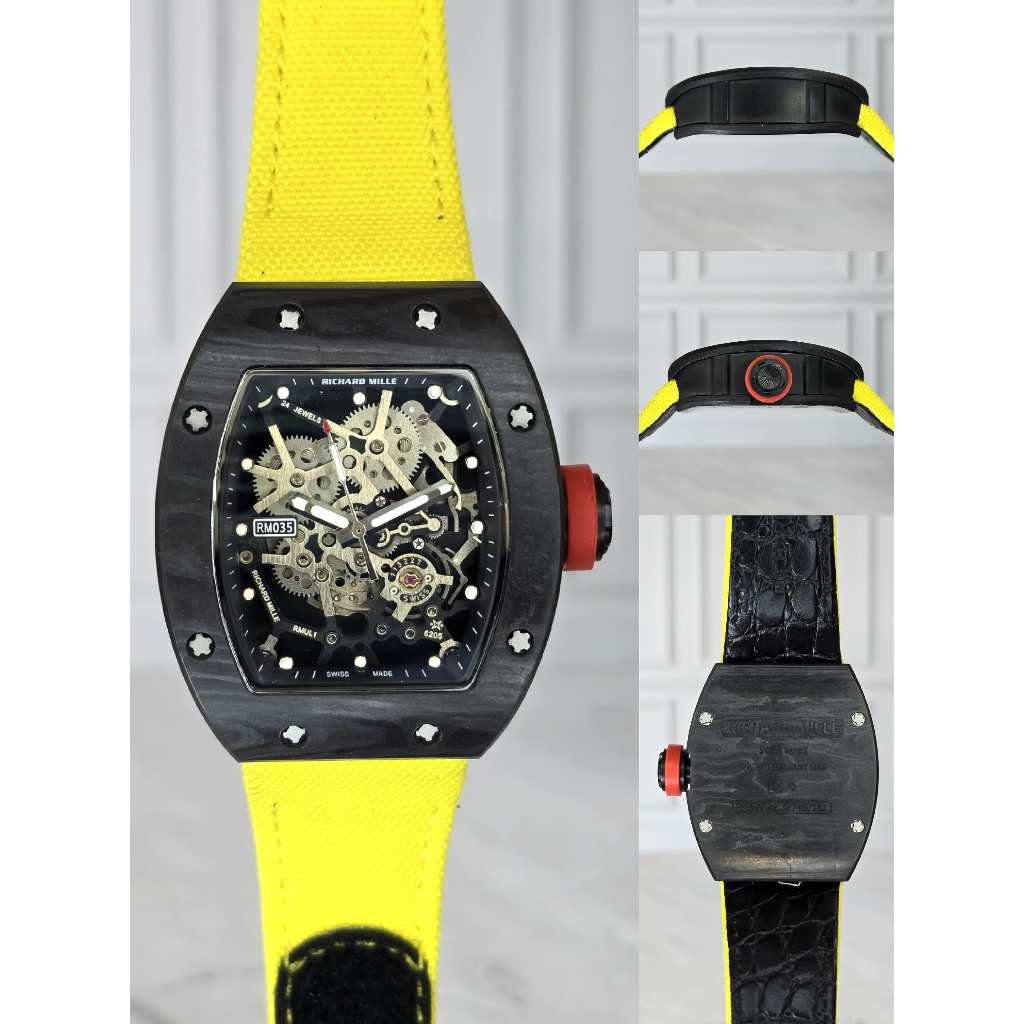 KC SWATCH LUXURY RM035 AUTOMATIC HOUR MINUTE SECOND IN SWISS
