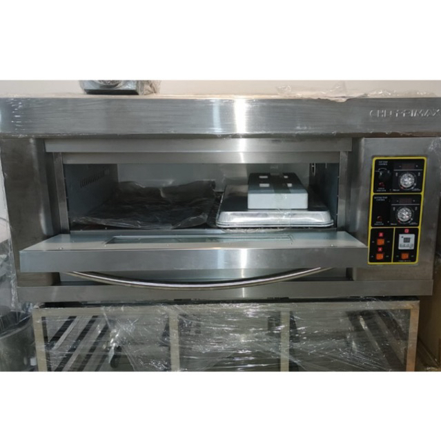 1 Set Oven 1 Deck 2 Tray dan Meja Oven