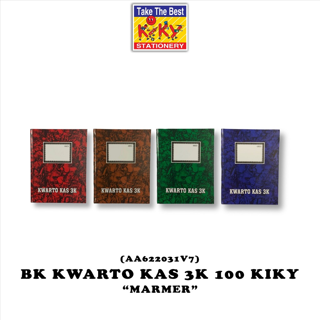 

KIKY Buku Kwarto Kas 3 Kolom Hard Cover Isi 100 Lembar
