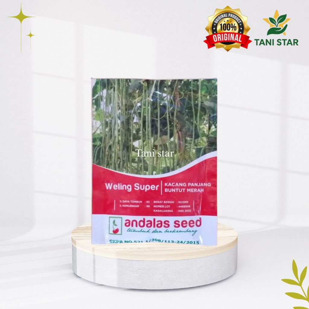 

Benih Kacang Panjang Welling Super 50gr, Benih Sayuran