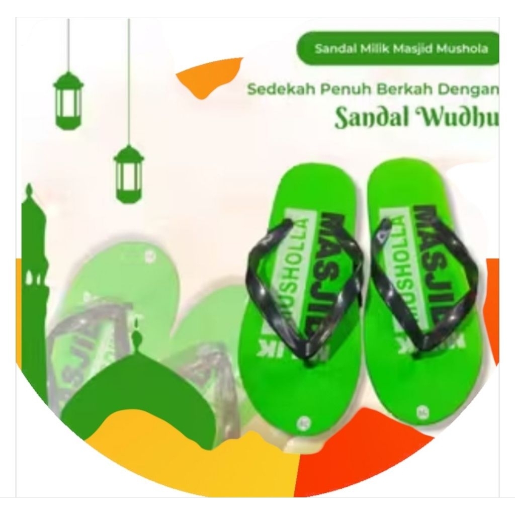 Sandal Wudhu Sandal Jepit  Masjid Musholla Pria Wanita Anti Selip