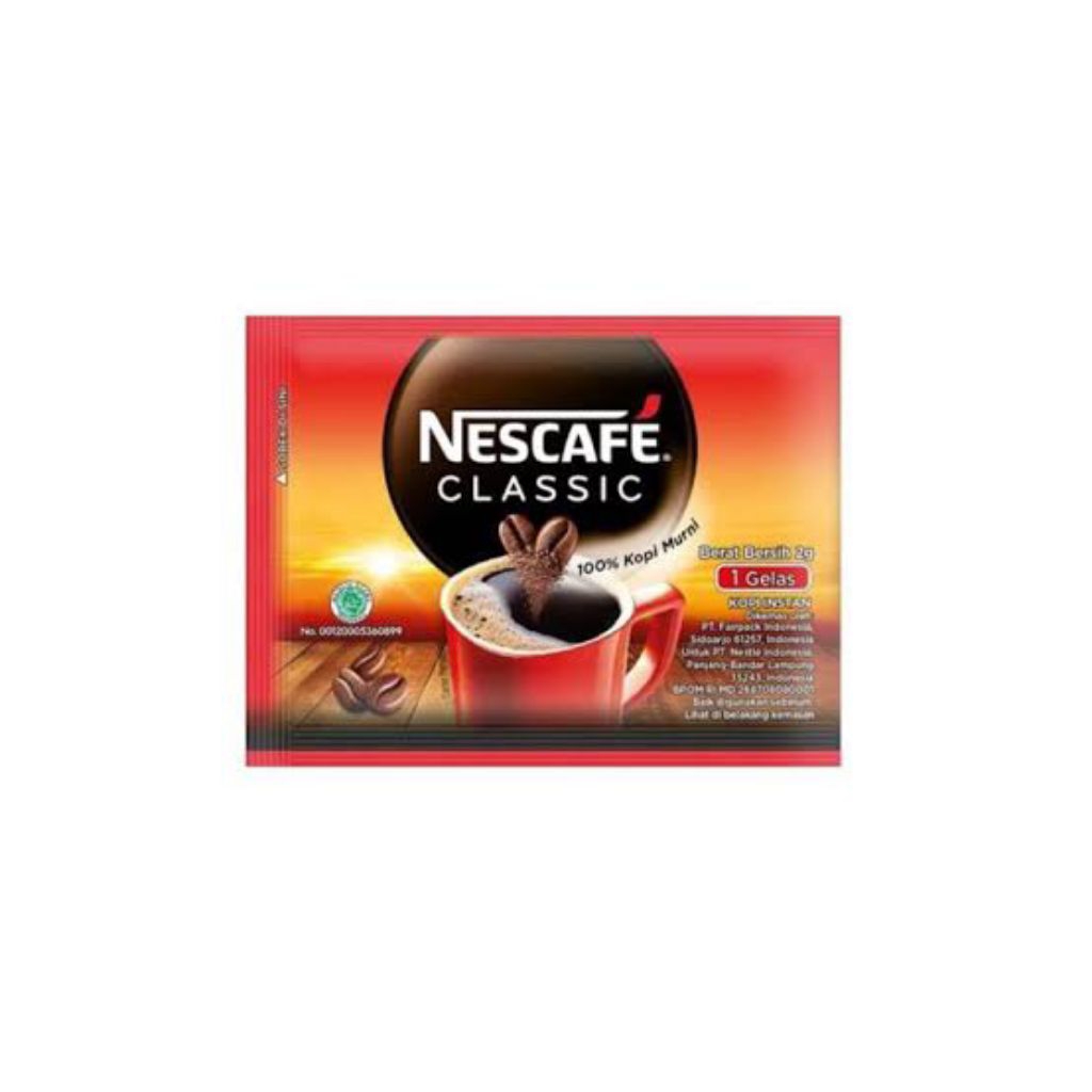 

Kopi Nescafe Classic 2gr