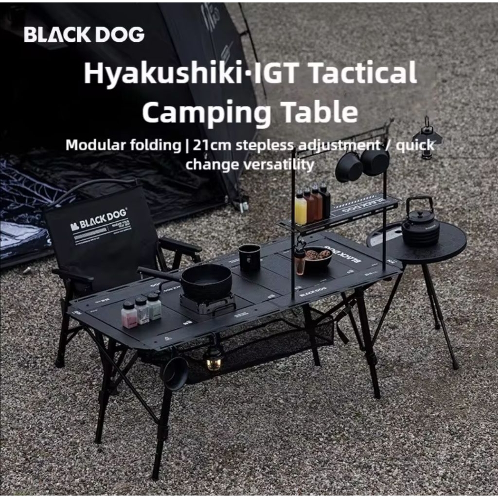 Meja Kompor IGT Blackdog IGT Tactical Camping Table