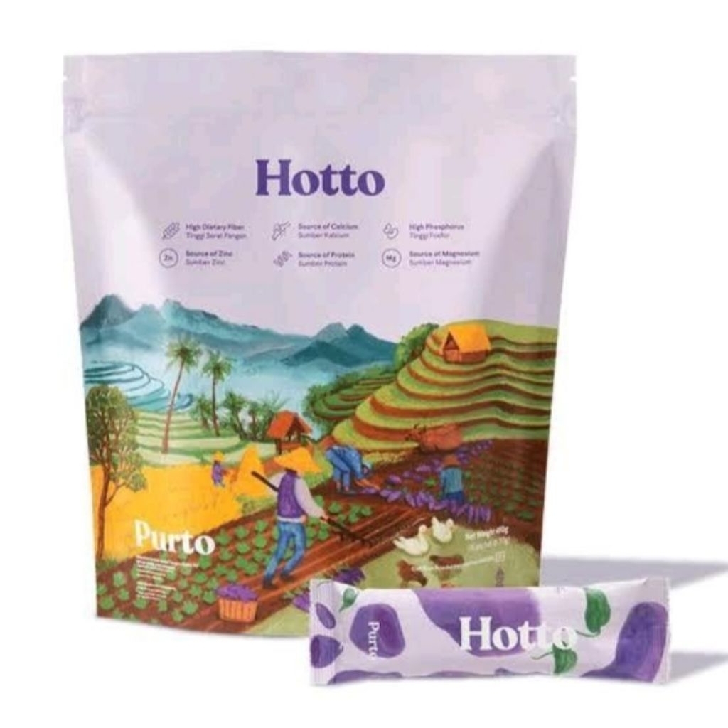 

Hotto Purto Multigrain with Purple Potato 1Pouch isi 16sachet