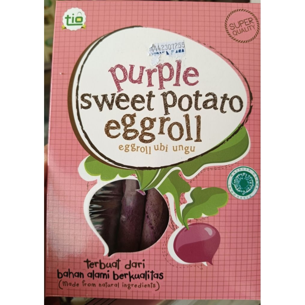 

ledre pumpkin egg roll / ledre purple sweet potato egg roll oleh oleh khas bojonegoro