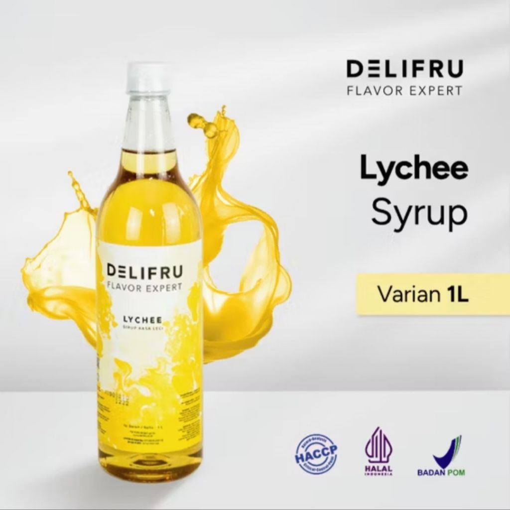 

DELIFRU SYRUP LYCHEE 1000 ML