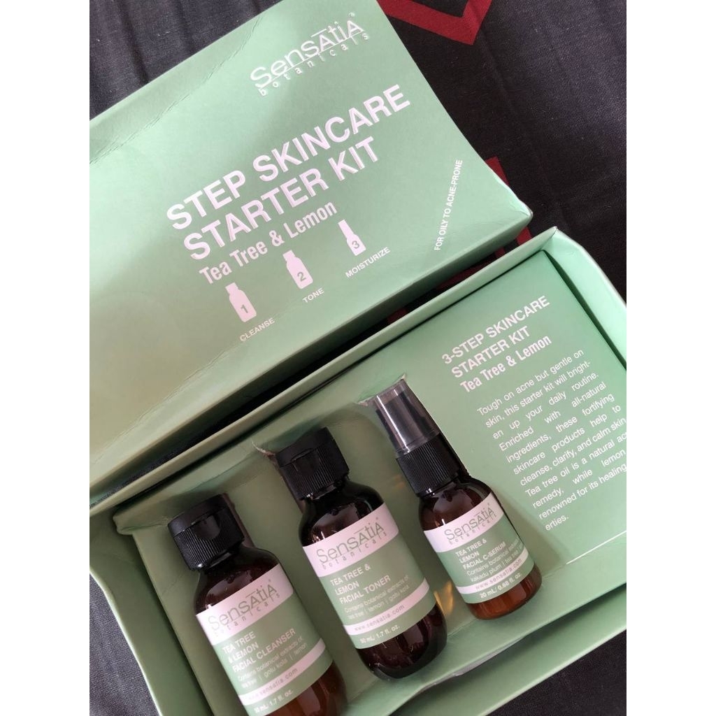 Sensatia Botanicals Travel Kit Starter Kit Tea Tree & Lemon Series Preloved