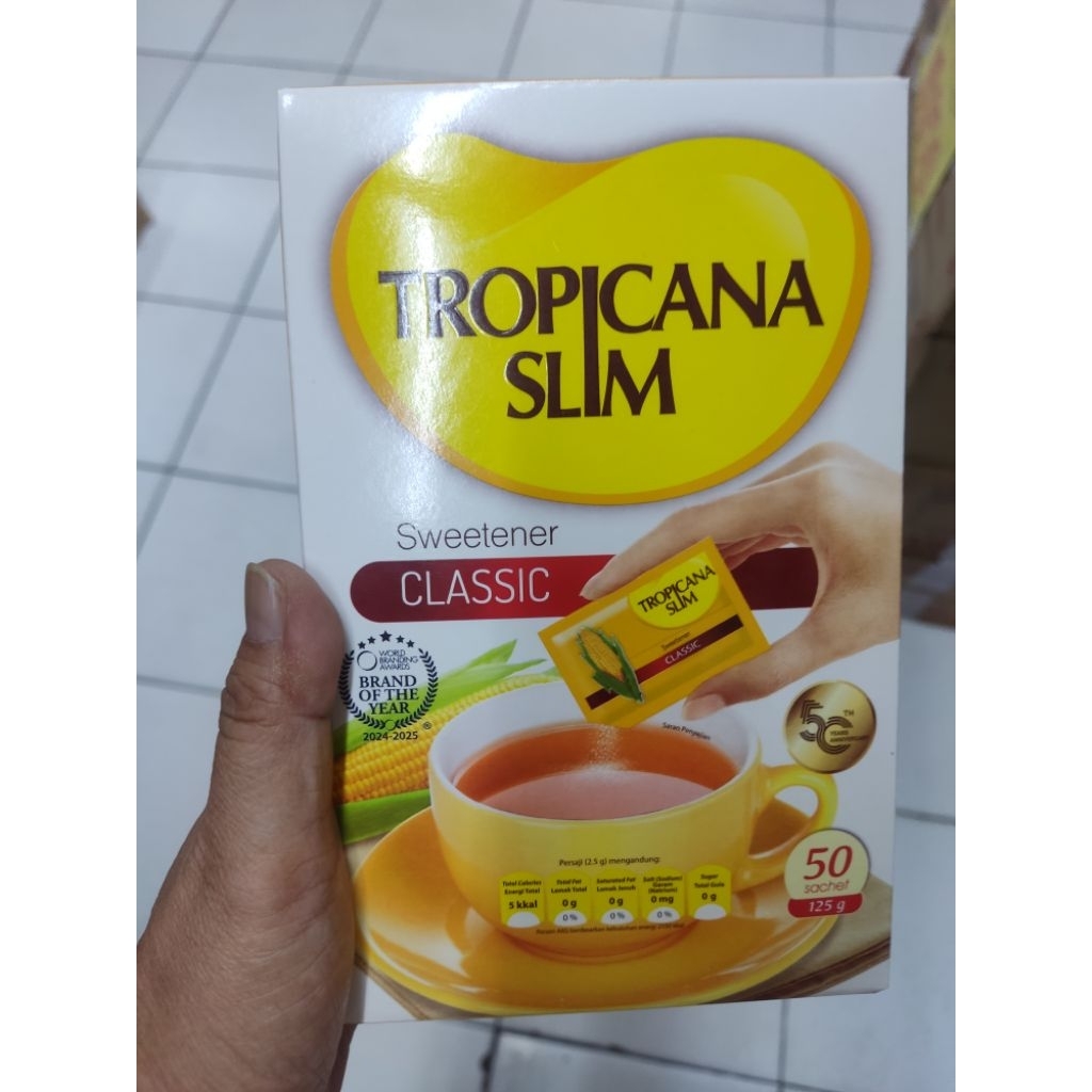 

tropicana slim sweetener 50 s