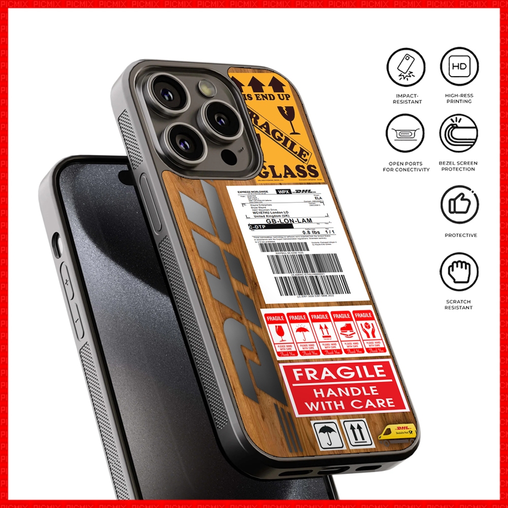 Case Casing iPhone 17 16 15 14 13 12 11 Pro Max Plus Air Mini XR SE Hybrid Cover Custom Hardcase Sof