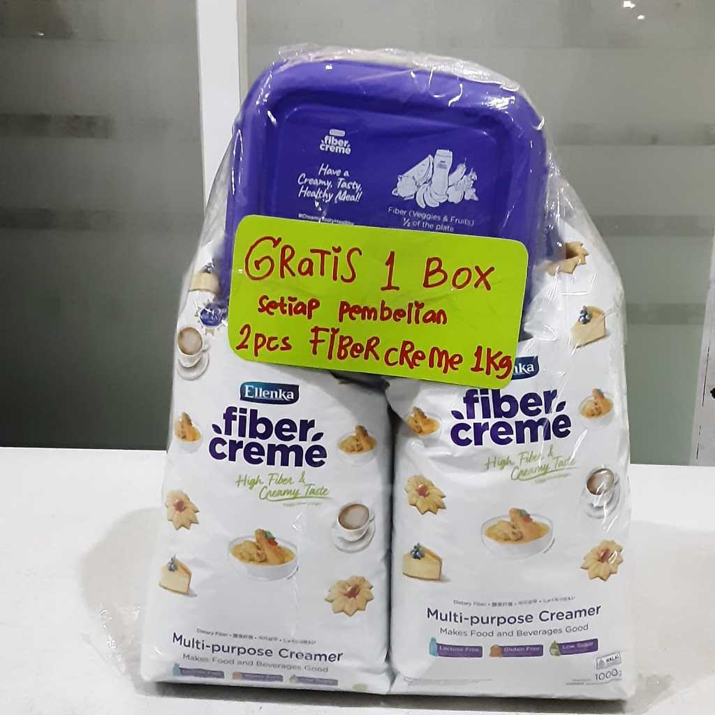 

FIBER CREME POWDER POUCH 1KG X 1PCS PENGGANTI SANTAN CREAMER SEHAT