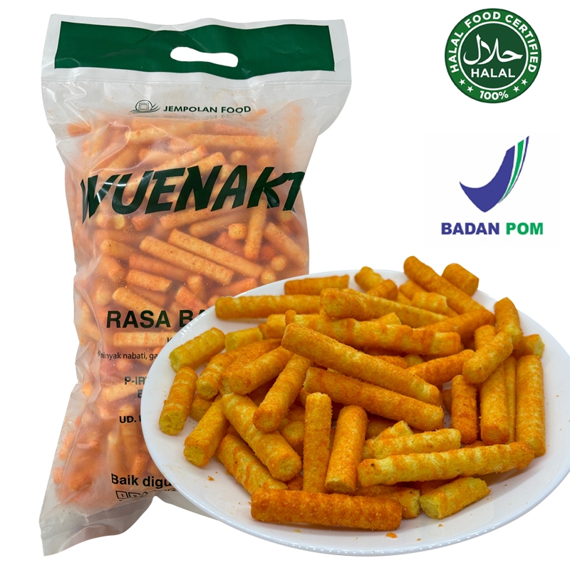 

COD(BPOM/HALAL) WUENAKE 370gr Snack Stick Balado/ Sabena Stik Keju Puffed Snacks/Jajan anak kecil/Camilan higienis/Camilan murah/jajan snack halal/Delicious food