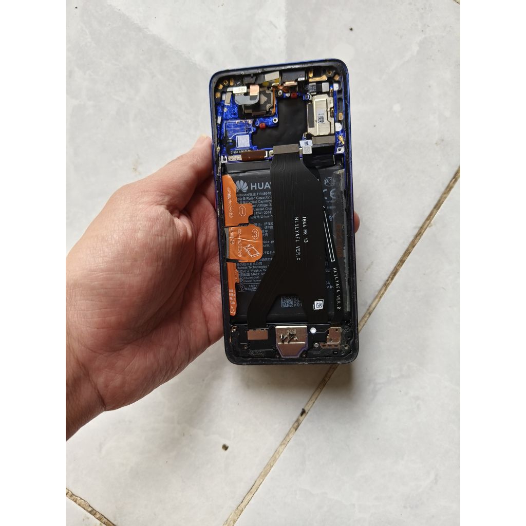 LCD huawei mate 20 pro + frame ori copotan