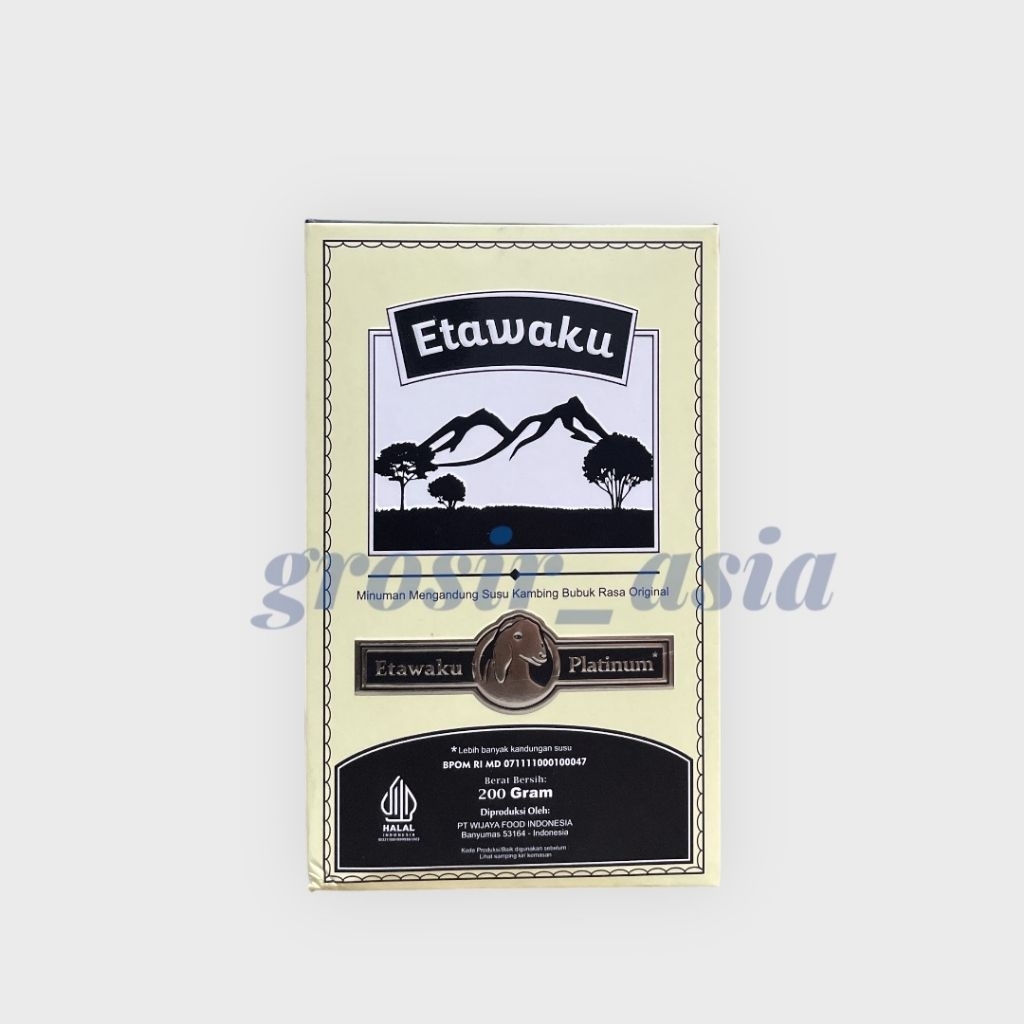 

Etawaku Susu Kambing Etawaku 1 Box Isi 200 Gram
