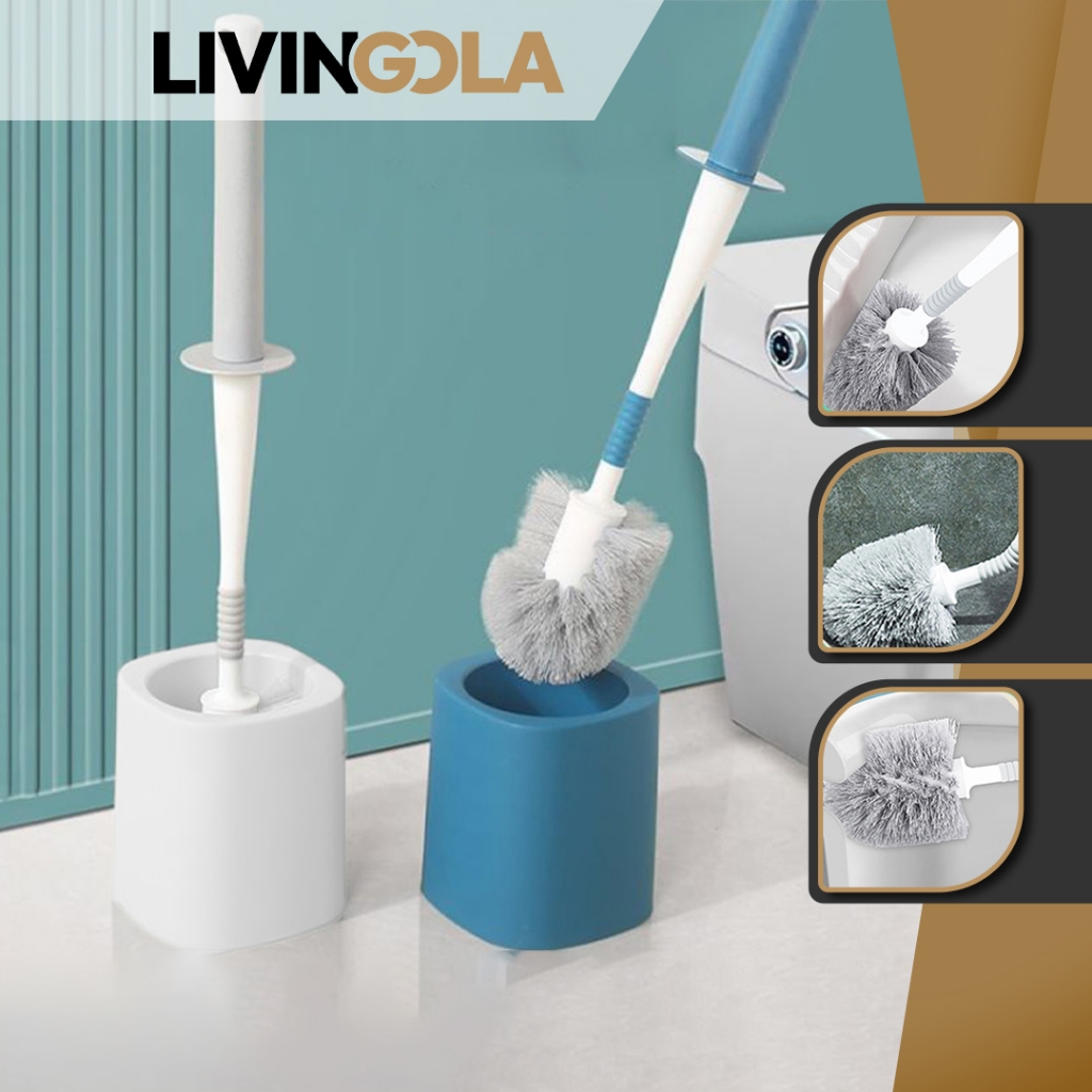 LIVINGOLA  Sikat WC Toilet D67 Toilet Brush Alat Pembersih Kamar Mandi/Sikat Toilet Serbaguna