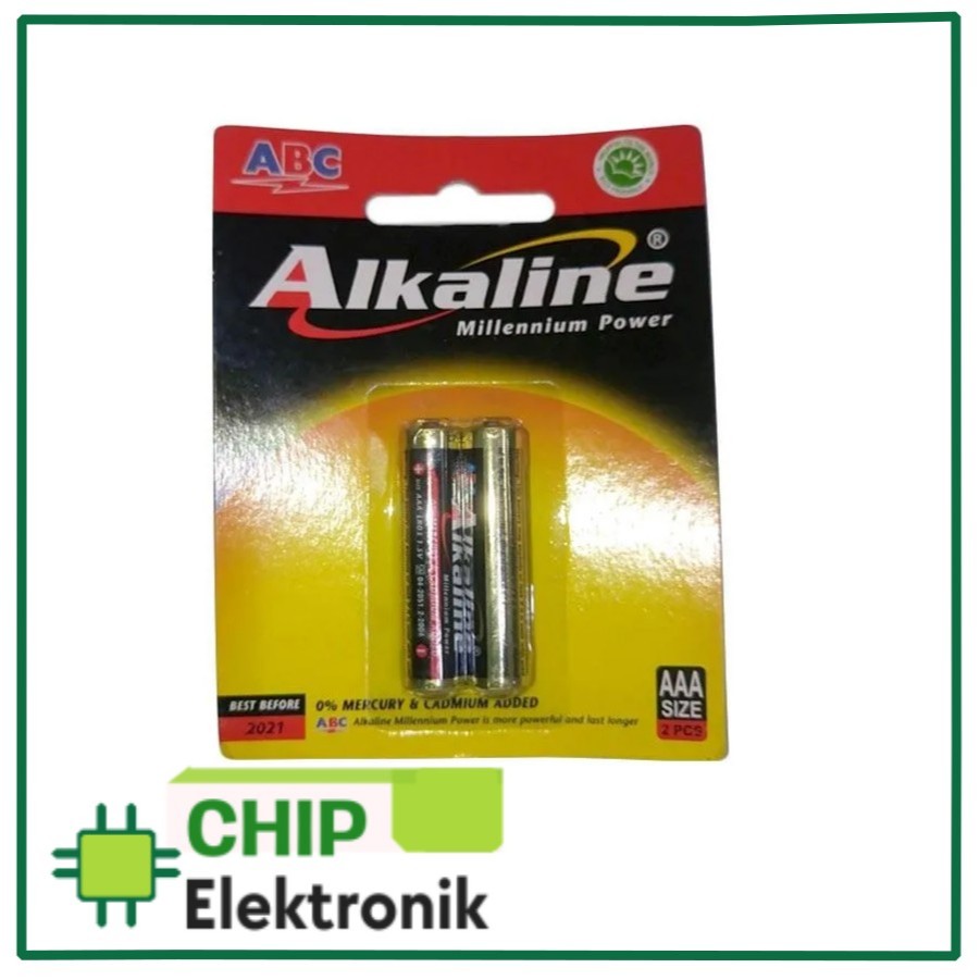 Batu Baterai ABC Alkaline AAA (A3) / Baterai Kecil A3