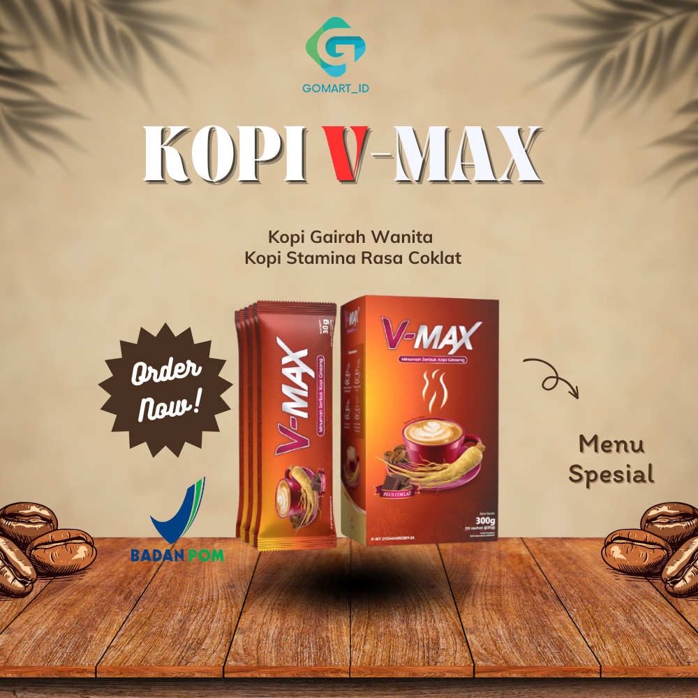 

VMAX MINUMAN COKLAT EXTRA GINGSENG KOPI INSTAN