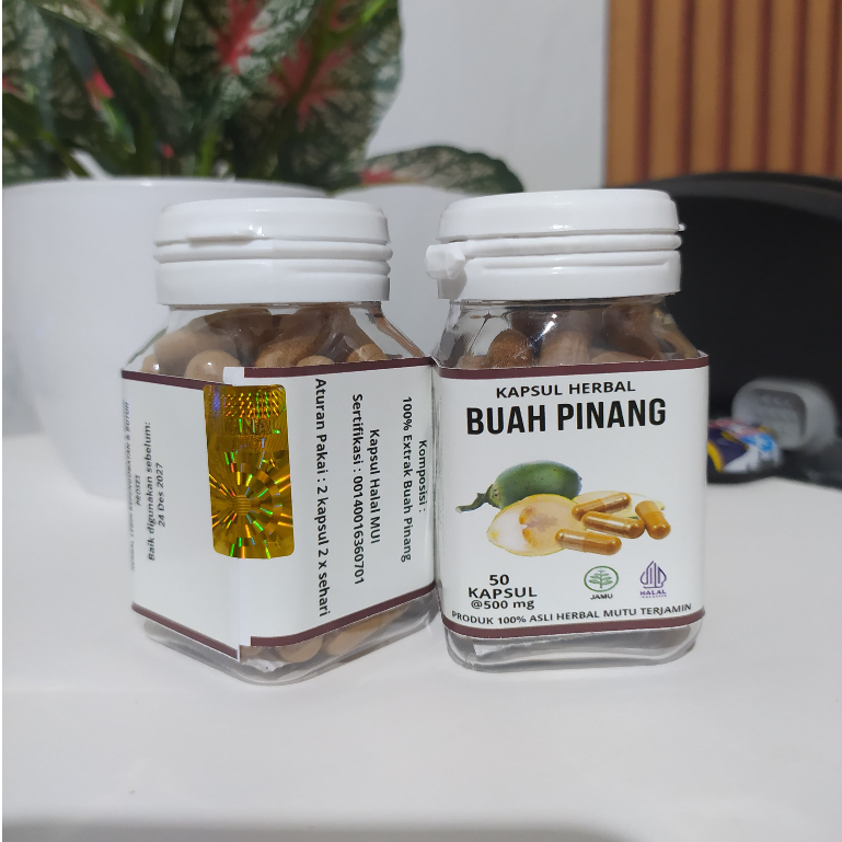 

Kapsul Buah Pinang Berkualitas isi 50 butir