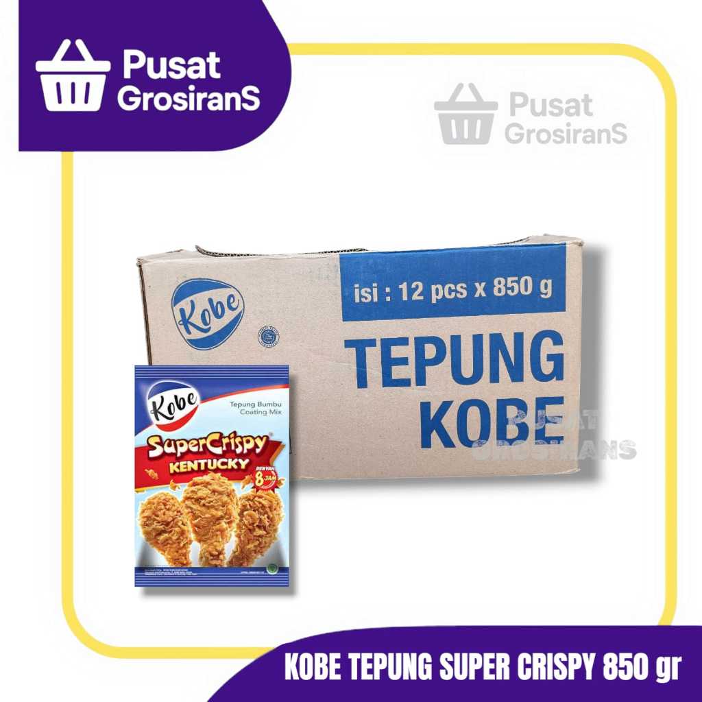 

Kobe Tepung Bumbu Super Crispy Kentucky 850gr 1 Karton isi 12pcs