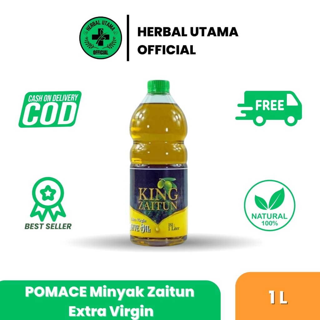 

MINYAK ZAITUN EXTRA VIRGIN OLIVE OIL 1 LITER KING ZAITUN
