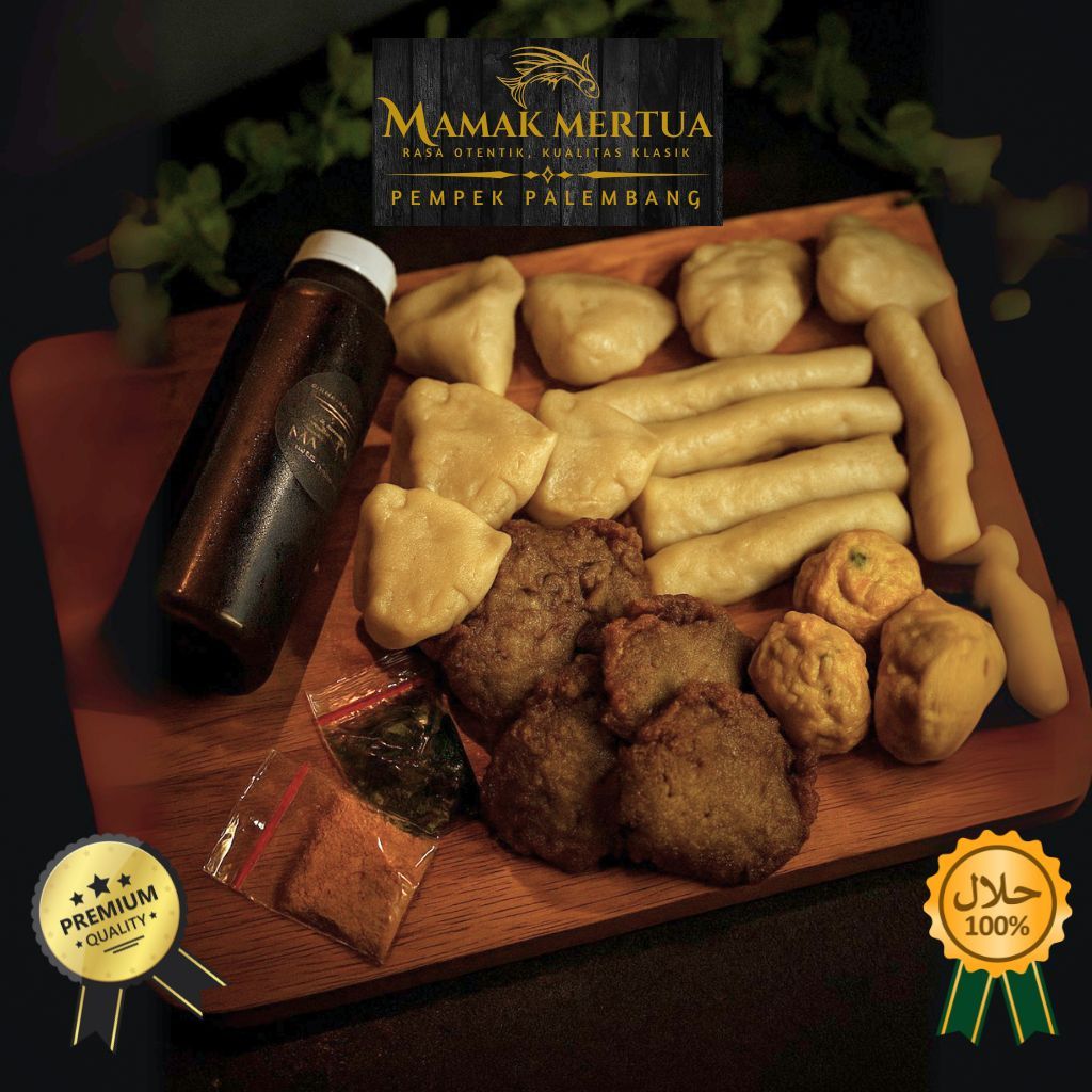 

Pempek Mamak Mertua | Paket Ipar BESTie mix 25 pempek kecil + Cuko 350 ml + Cabe dan ebi