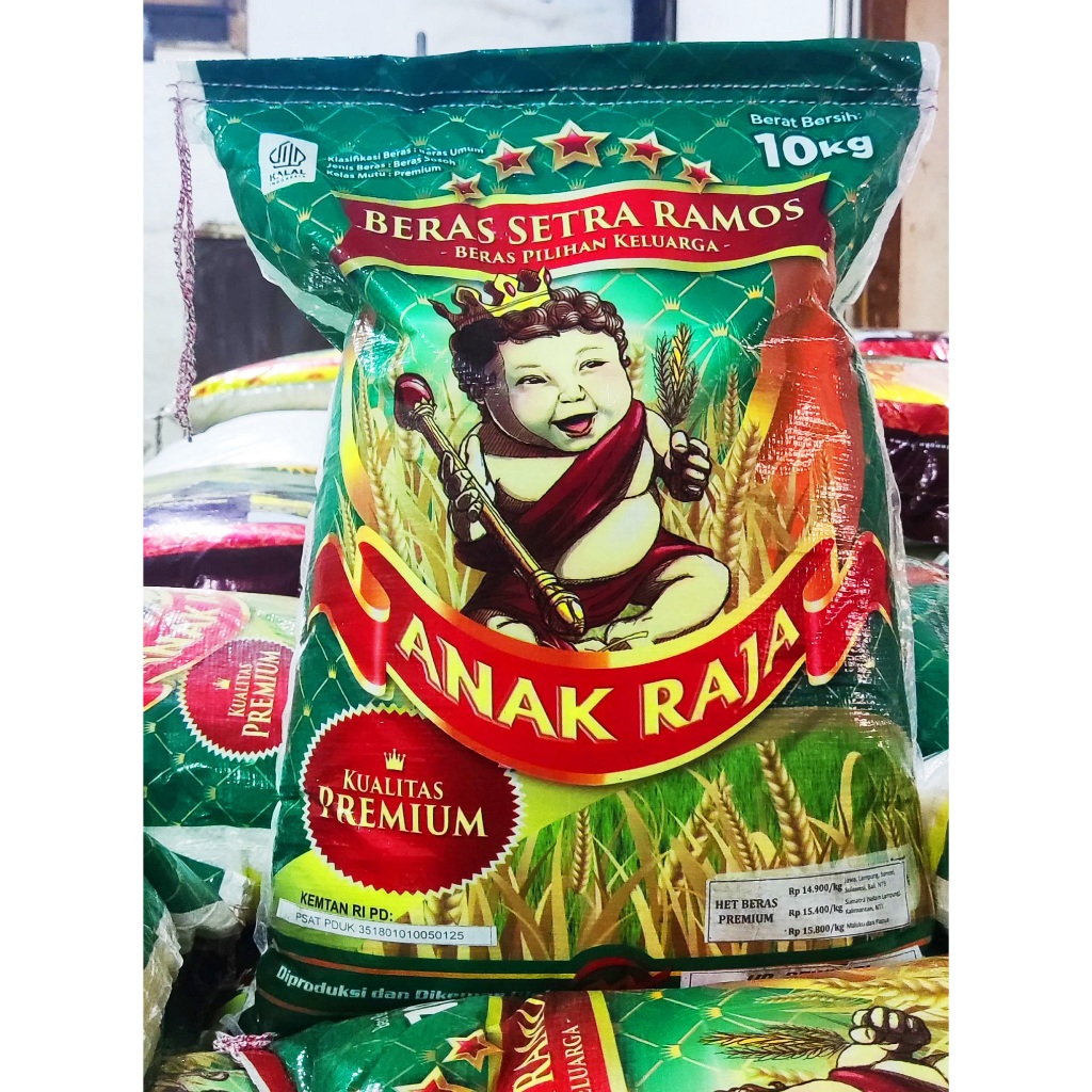 

Beras Putih Cap Anak Raja 10 kg