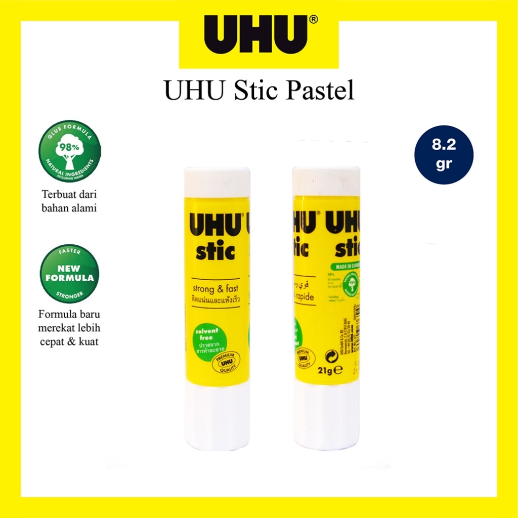 

Lem UHU Stick 8.2 Gram Kecil / Lem UHU Stick
