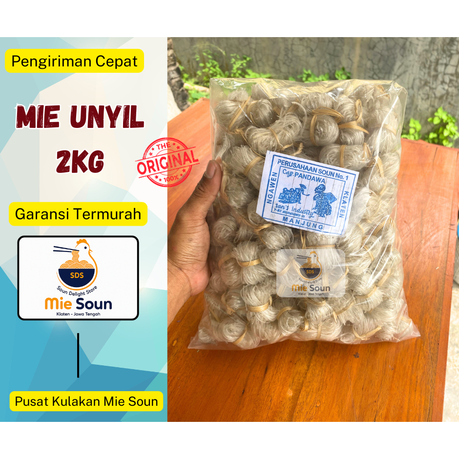 

PAKET HEMAT MIE SOUN UNYIL – Mi Ikatan Kecil ±2KG, Murah cocok untuk dijual kembali