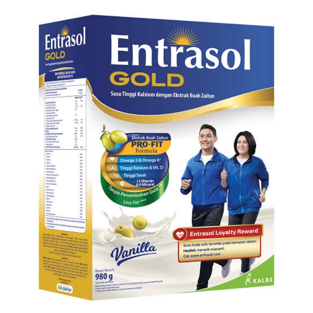 

Entrasol Gold Vanilla dan Coklat