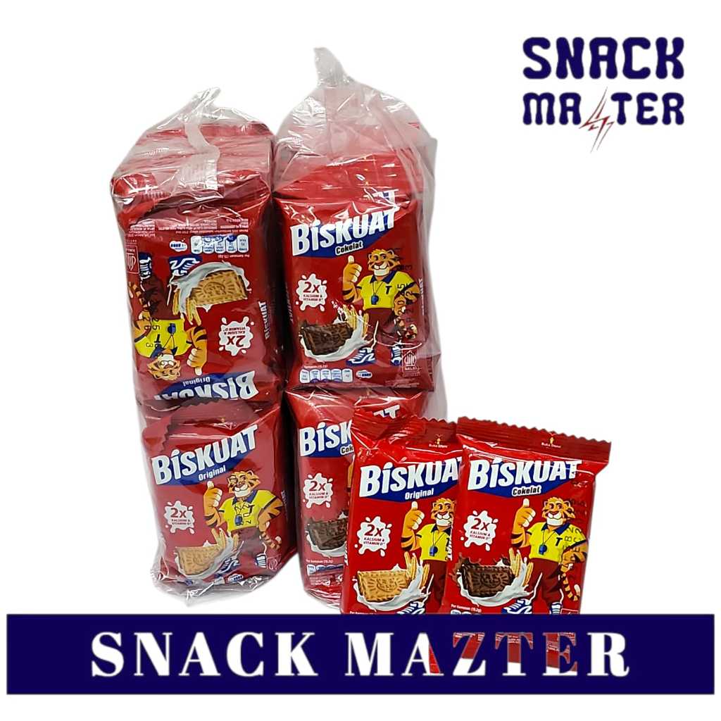 

Biskuat Biskuit Susu PACK Regular - ISI 20 BKS x 15 GR