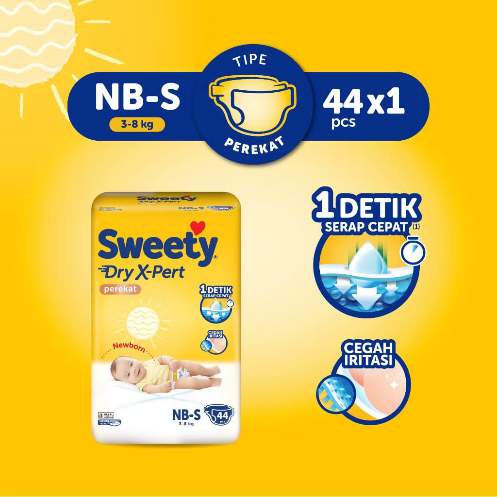 Sweety Dry X-pert Bronze || Diapers bayi