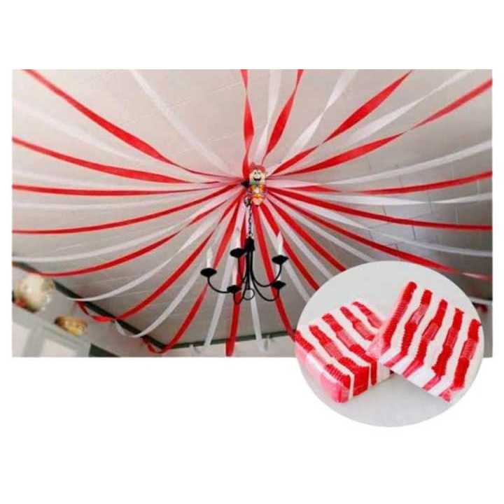 

1 pcs KERTAS KREP HUT DIRGAHAYU RI/KERTAS KREP MERAH PUTIH 17SAN 1 SET /1 pcs