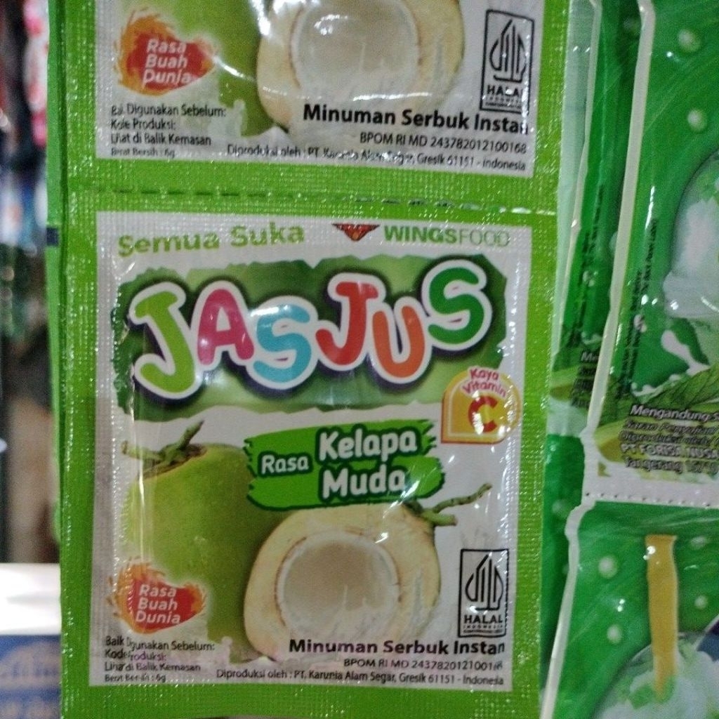 

Jasjus minuman serbuk rasa buah