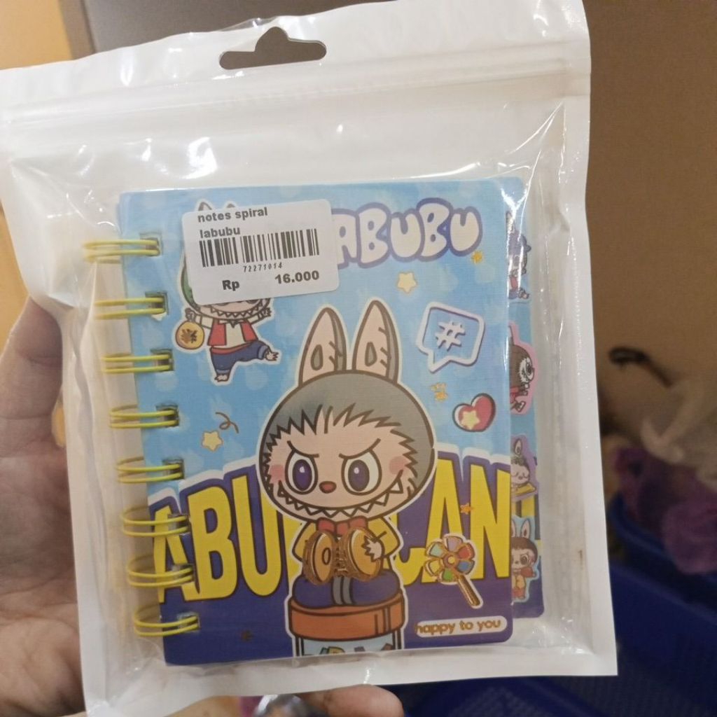 

Notes spiral labubu anak
