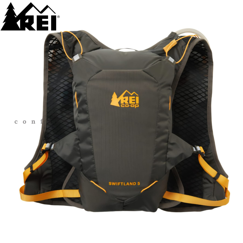 Vest Hydropack REI CO**OP Swiftland 5 Hydration Vest Run UL5 Gray Original Summing Gunung Run Outdoo