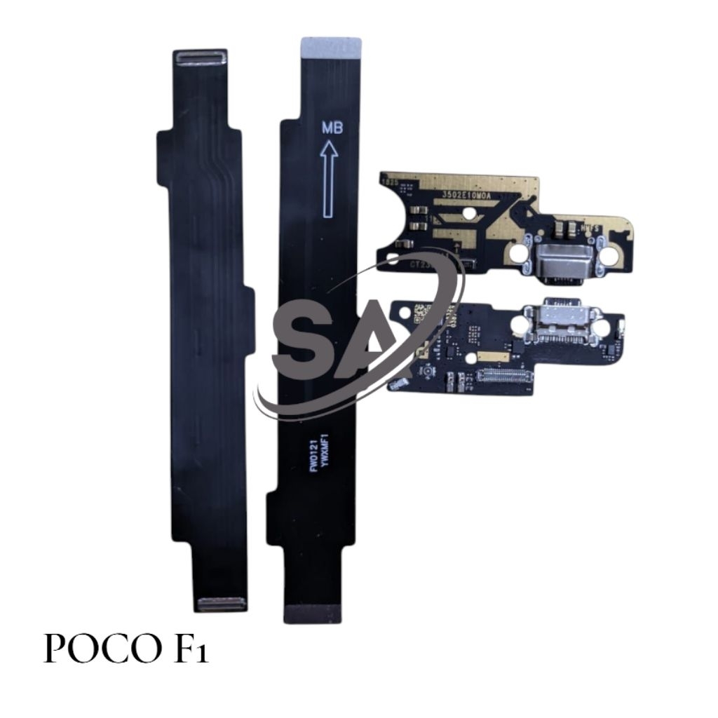 FLEXIBEL CHARGER POCOPHONE F1 PAPAN CAS FULLSET IC + FLEXIBEL BOARD POCOPHONE F1 SATU SET