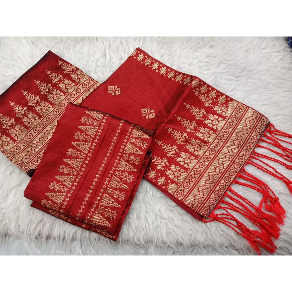 songket silungkang set couple